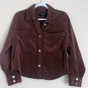 Forever 21 Corduroy Cropped Shacket